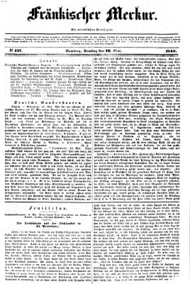 Fränkischer Merkur (Bamberger Zeitung) Samstag 16. Mai 1840