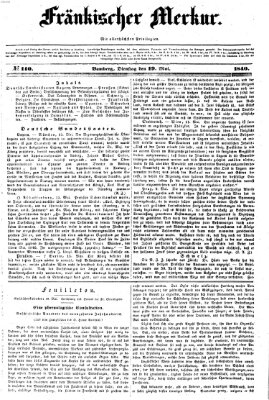 Fränkischer Merkur (Bamberger Zeitung) Dienstag 19. Mai 1840