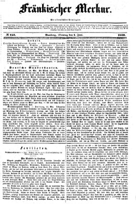 Fränkischer Merkur (Bamberger Zeitung) Montag 1. Juni 1840