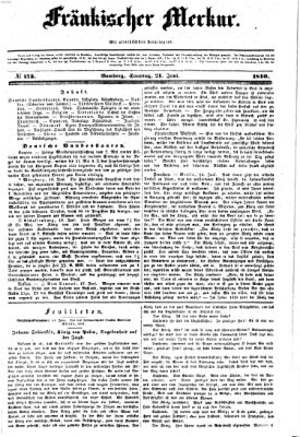 Fränkischer Merkur (Bamberger Zeitung) Sonntag 21. Juni 1840