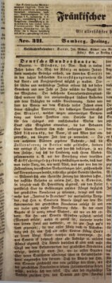 Fränkischer Merkur (Bamberger Zeitung) Freitag 17. November 1843