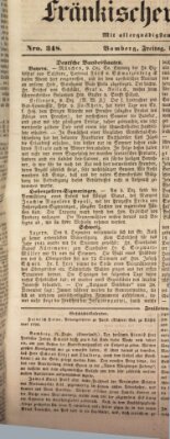 Fränkischer Merkur (Bamberger Zeitung) Freitag 13. Dezember 1844