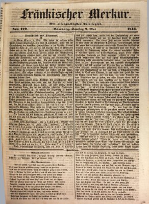 Fränkischer Merkur (Bamberger Zeitung) Samstag 9. Mai 1846