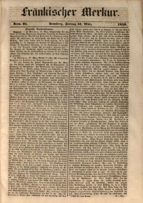 Fränkischer Merkur (Bamberger Zeitung) Freitag 31. März 1848