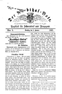 Der Naabthal-Bote Samstag 5. Januar 1867