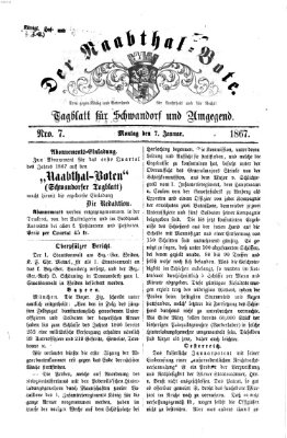 Der Naabthal-Bote Montag 7. Januar 1867