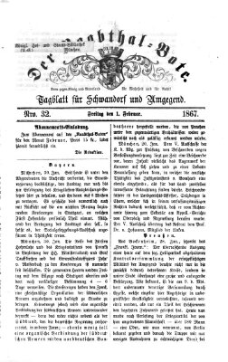 Der Naabthal-Bote Freitag 1. Februar 1867