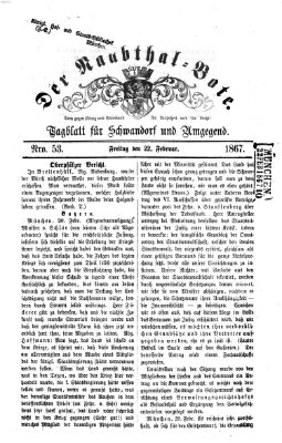 Der Naabthal-Bote Freitag 22. Februar 1867