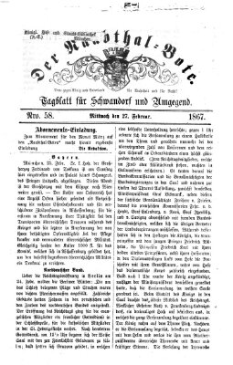 Der Naabthal-Bote Mittwoch 27. Februar 1867
