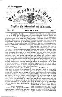 Der Naabthal-Bote Montag 11. März 1867