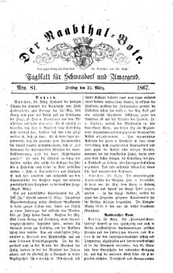 Der Naabthal-Bote Freitag 22. März 1867