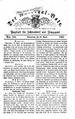 Der Naabthal-Bote Donnerstag 25. April 1867