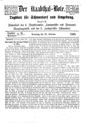 Der Naabthal-Bote Dienstag 25. Februar 1868