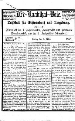 Der Naabthal-Bote Freitag 6. März 1868