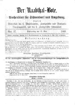 Der Naabthal-Bote Donnerstag 13. Mai 1869