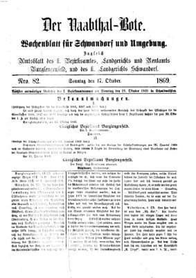Der Naabthal-Bote Sonntag 17. Oktober 1869