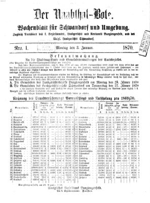 Der Naabthal-Bote Montag 3. Januar 1870