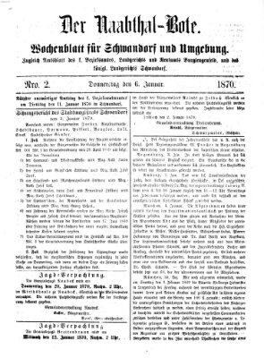 Der Naabthal-Bote Donnerstag 6. Januar 1870