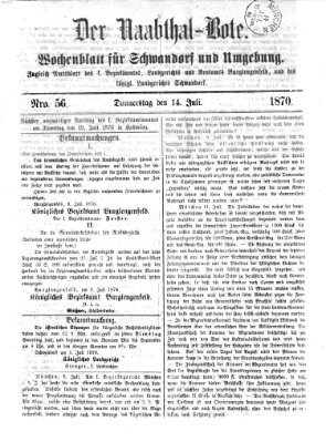 Der Naabthal-Bote Donnerstag 14. Juli 1870