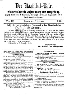 Der Naabthal-Bote Sonntag 18. Dezember 1870