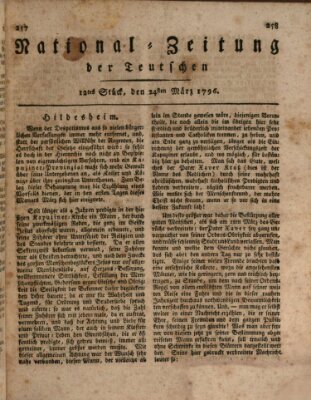 National-Zeitung der Deutschen Donnerstag 24. März 1796