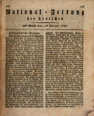 National-Zeitung der Deutschen Donnerstag 15. Juni 1797