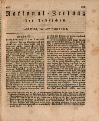 National-Zeitung der Deutschen Donnerstag 15. Juli 1802