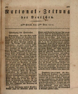 National-Zeitung der Deutschen Mittwoch 19. Mai 1819