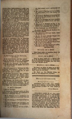 Zeitung des Großherzogthums Frankfurt (Frankfurter Ober-Post-Amts-Zeitung) Dienstag 23. Februar 1813