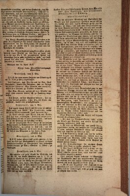 Zeitung des Großherzogthums Frankfurt (Frankfurter Ober-Post-Amts-Zeitung) Freitag 7. Mai 1813