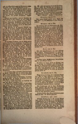 Zeitung des Großherzogthums Frankfurt (Frankfurter Ober-Post-Amts-Zeitung) Donnerstag 3. Juni 1813