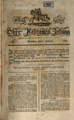 Frankfurter Ober-Post-Amts-Zeitung Samstag 1. Januar 1814