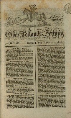Frankfurter Ober-Post-Amts-Zeitung Mittwoch 17. Mai 1815