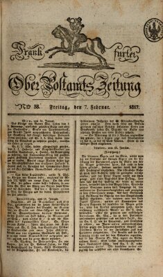Frankfurter Ober-Post-Amts-Zeitung Freitag 7. Februar 1817
