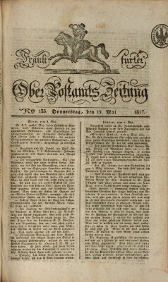 Frankfurter Ober-Post-Amts-Zeitung Donnerstag 15. Mai 1817
