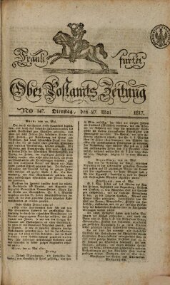 Frankfurter Ober-Post-Amts-Zeitung Dienstag 27. Mai 1817