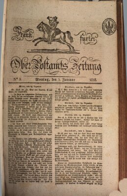 Frankfurter Ober-Post-Amts-Zeitung Montag 5. Januar 1818