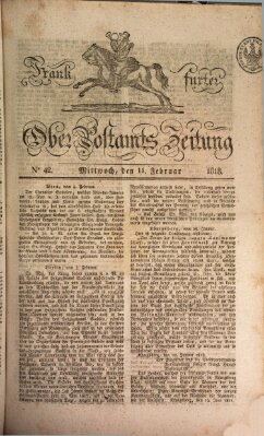 Frankfurter Ober-Post-Amts-Zeitung Mittwoch 11. Februar 1818