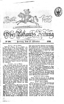 Frankfurter Ober-Post-Amts-Zeitung Freitag 23. Oktober 1818