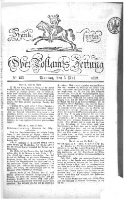 Frankfurter Ober-Post-Amts-Zeitung Montag 3. Mai 1819