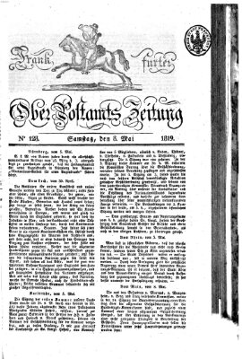 Frankfurter Ober-Post-Amts-Zeitung Samstag 8. Mai 1819