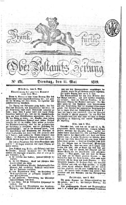 Frankfurter Ober-Post-Amts-Zeitung Dienstag 11. Mai 1819