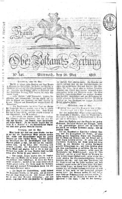 Frankfurter Ober-Post-Amts-Zeitung Mittwoch 26. Mai 1819