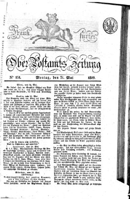 Frankfurter Ober-Post-Amts-Zeitung Montag 31. Mai 1819