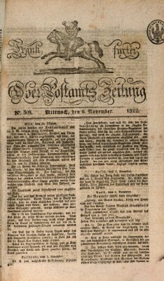 Frankfurter Ober-Post-Amts-Zeitung Mittwoch 6. November 1822