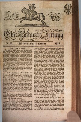 Frankfurter Ober-Post-Amts-Zeitung Mittwoch 22. Januar 1823