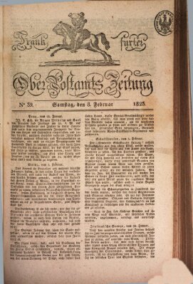 Frankfurter Ober-Post-Amts-Zeitung Samstag 8. Februar 1823