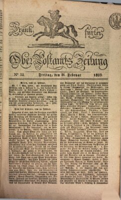Frankfurter Ober-Post-Amts-Zeitung Freitag 21. Februar 1823