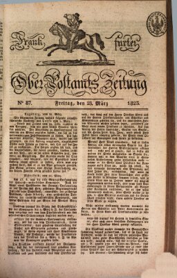 Frankfurter Ober-Post-Amts-Zeitung Freitag 28. März 1823