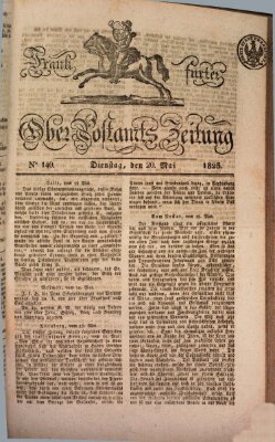 Frankfurter Ober-Post-Amts-Zeitung Dienstag 20. Mai 1823